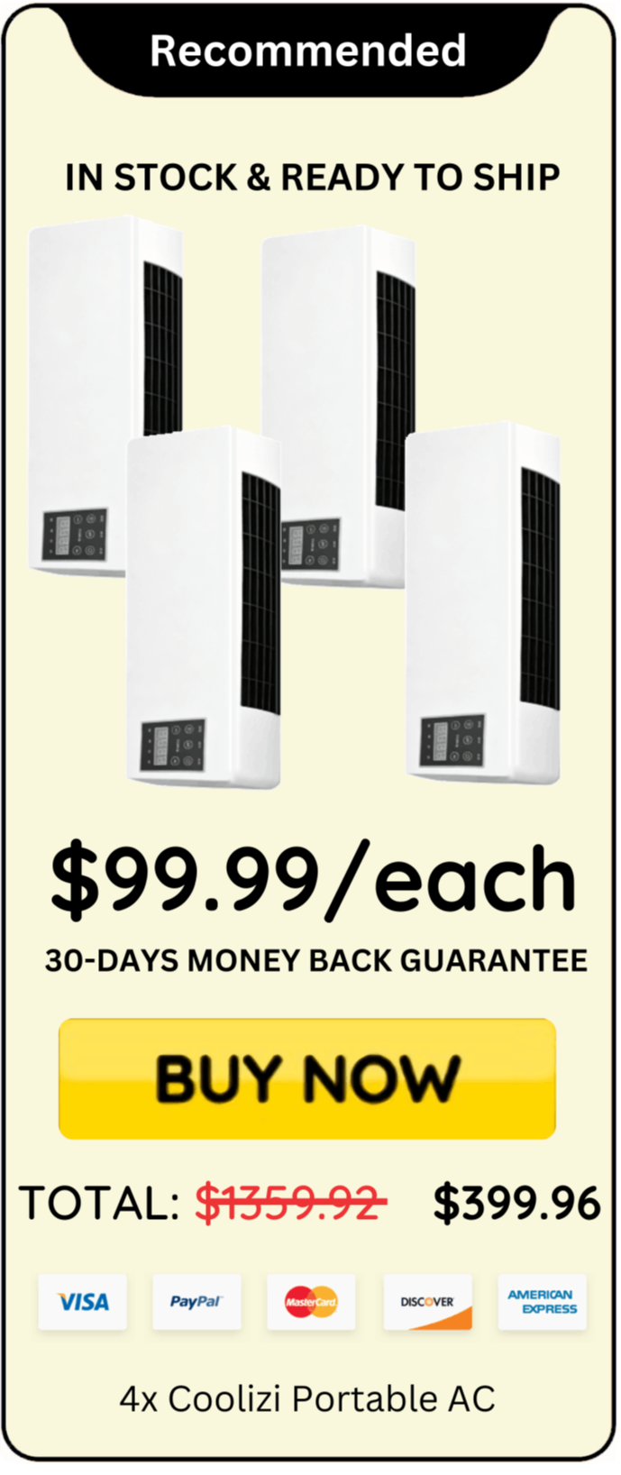 Coolizi Portable AC offer price 